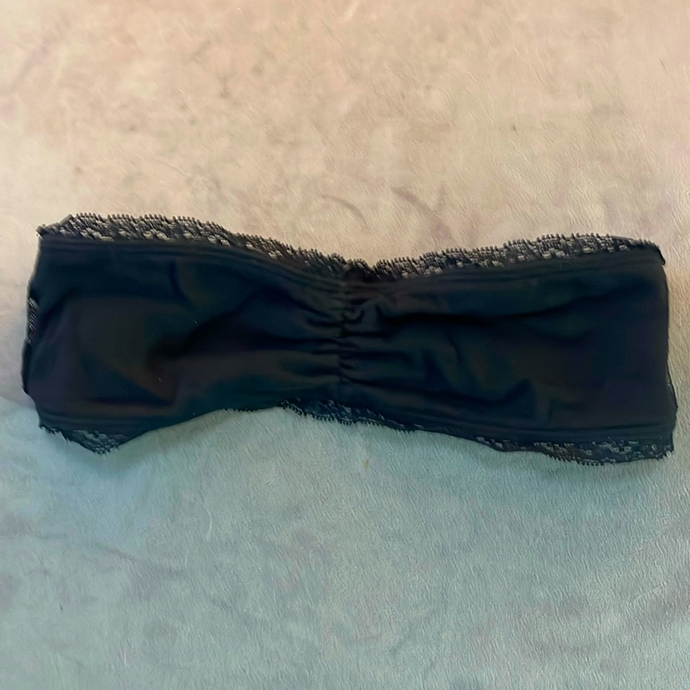3 for $10 - Xhilaration Bandeau Lace Bra Small Black sexy!!